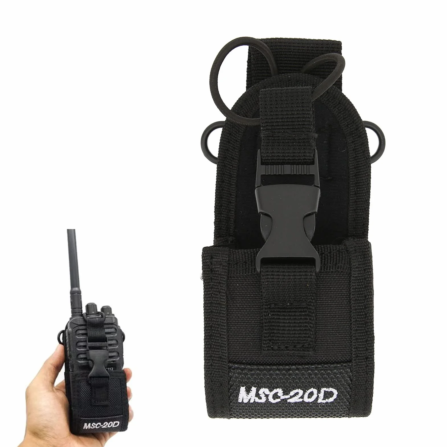 Nylonowa Kabura Walkie-talkie do UV-5R BF-888S Regulowana Wielofunkcyjna Bez Użycia Rąk MSC-20D