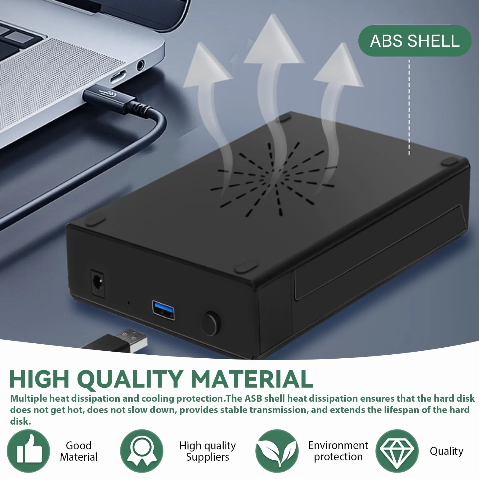 Stacja dokująca do dysków twardych SATA HDD/SSD 2,5/3,5 cala USB 3.0 UASP 5 Gbps