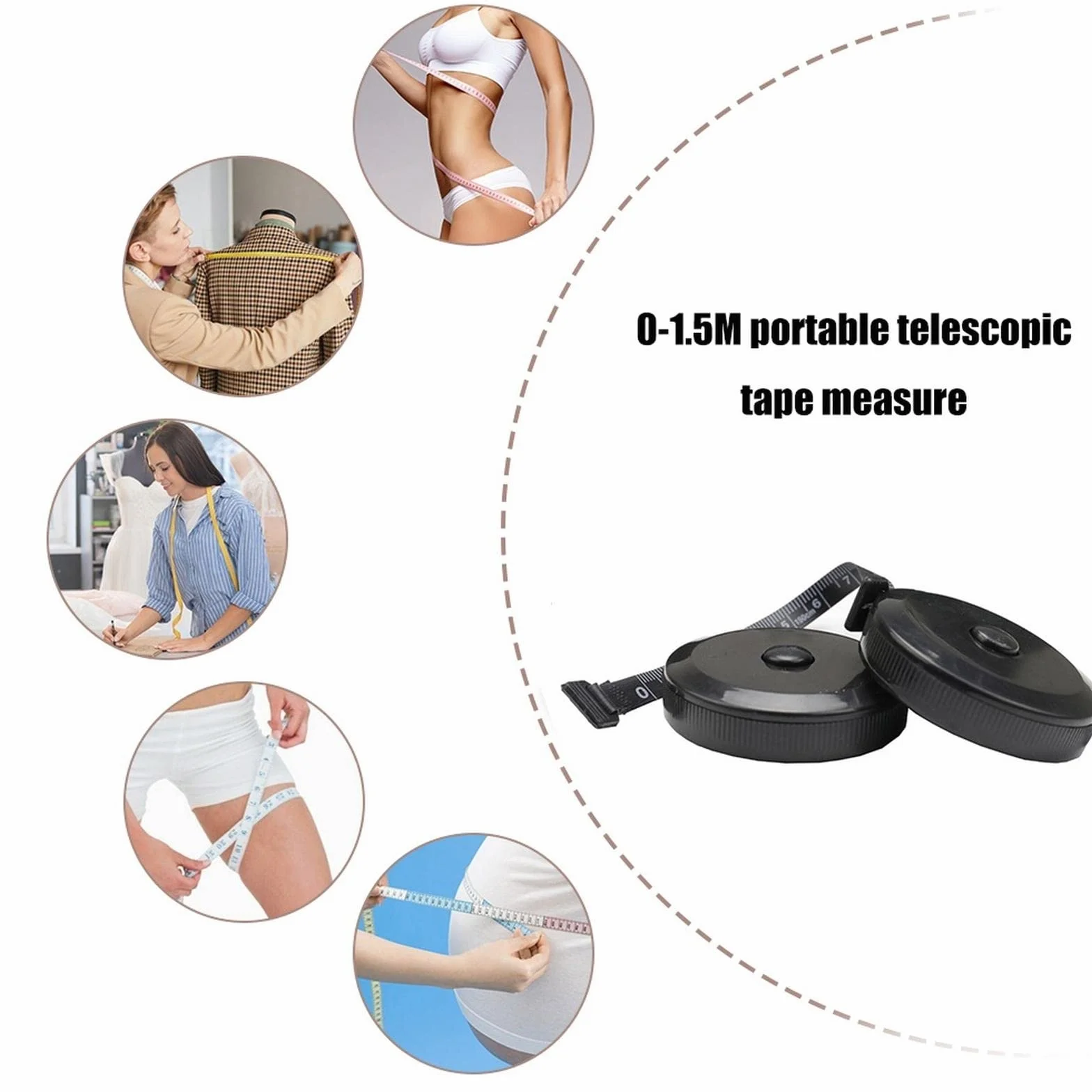 Taśmy miernicze, 150 cm, przenośna, automatycznie zwijana taśma miernicza, linijka dla dzieci, wzrost wysokości, dokładny wysokościomierz, narzędzie do montażu na ścianie