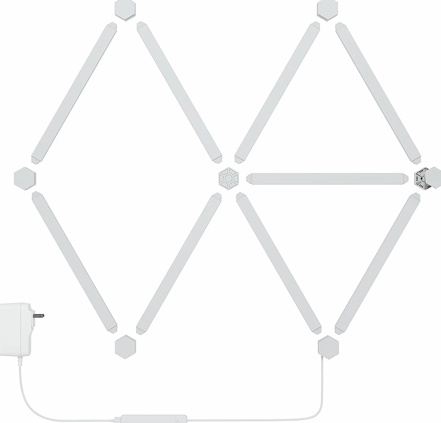 Nanoleaf ‎NL59-K-0002LW-9PK-EU Lines - 9 listew świetlnych, Pakiet startowy