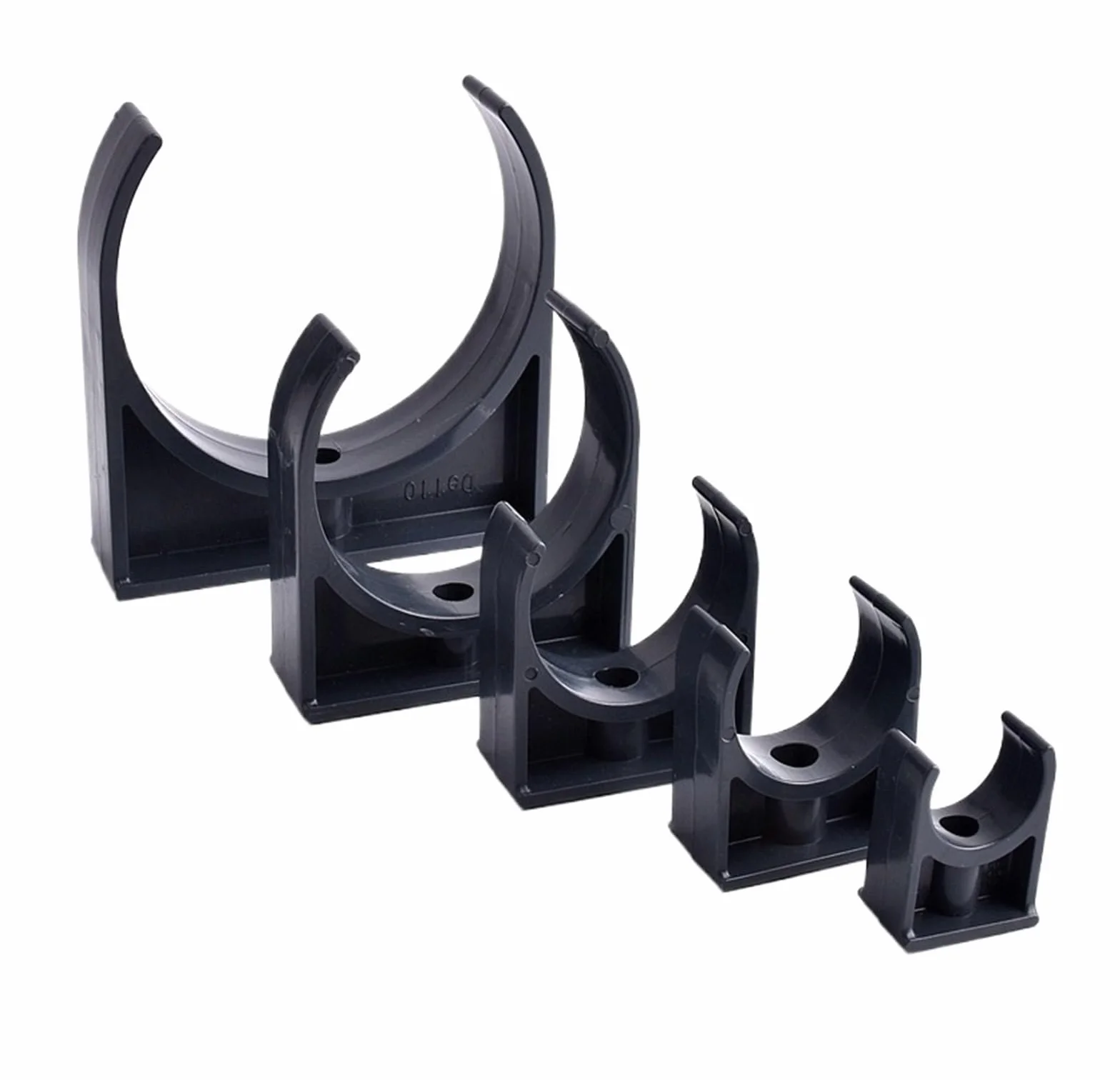 1~5 sztuk obejma rurowa pcv złącza nawadnianie ogrodu akwarium podlewanie Adapter armatura typ U złącze mocujące ID 20~110mm(90mm,5Pcs)