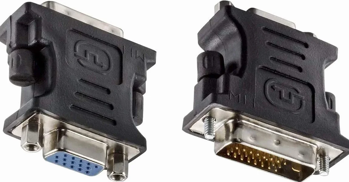 PremiumCord Adapter DVI na VGA DVI-I 24+5 VGA 15 pin niklowany czarny