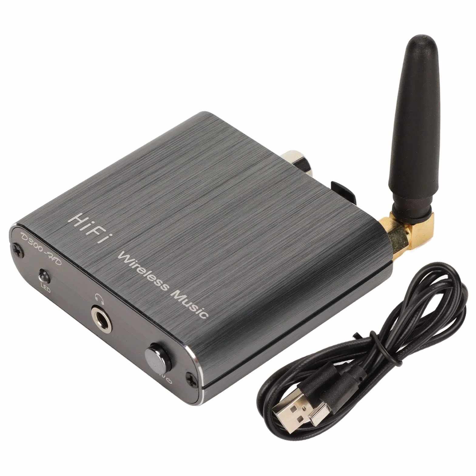 Odbiornik Bluetooth 5.2, Optyczne Wyjście Koncentryczne HiFi AUX, Bezprzewodowy Adapter Audio do Słuchawek Stereo