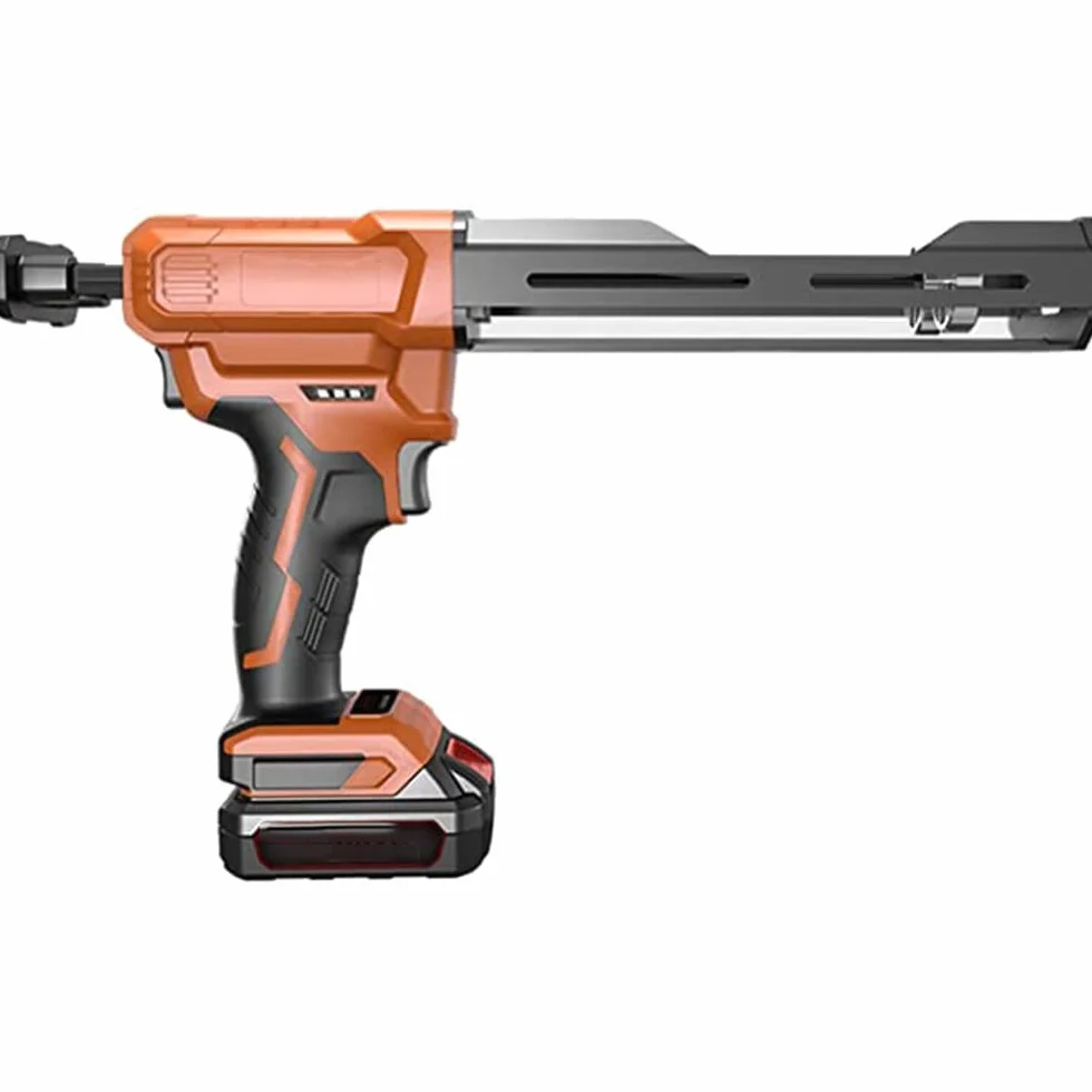Bezprzewodowy elektryczny pistolet do klejenia 21V Li-ion Elektryczny pistolet do klejenia Profesjonalny pistolet do klejenia z baterią i ładowarką do klejenia wypełniania uszczelniania,2xBattery