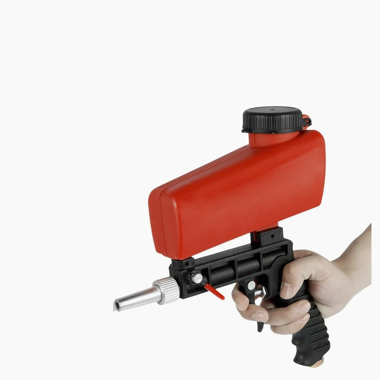 Regulowany pistolet do piaskowania Przenośny pistolet do piaskowania Mały ręczny pistolet do piaskowania pneumatycznego,Pistolet natryskowy