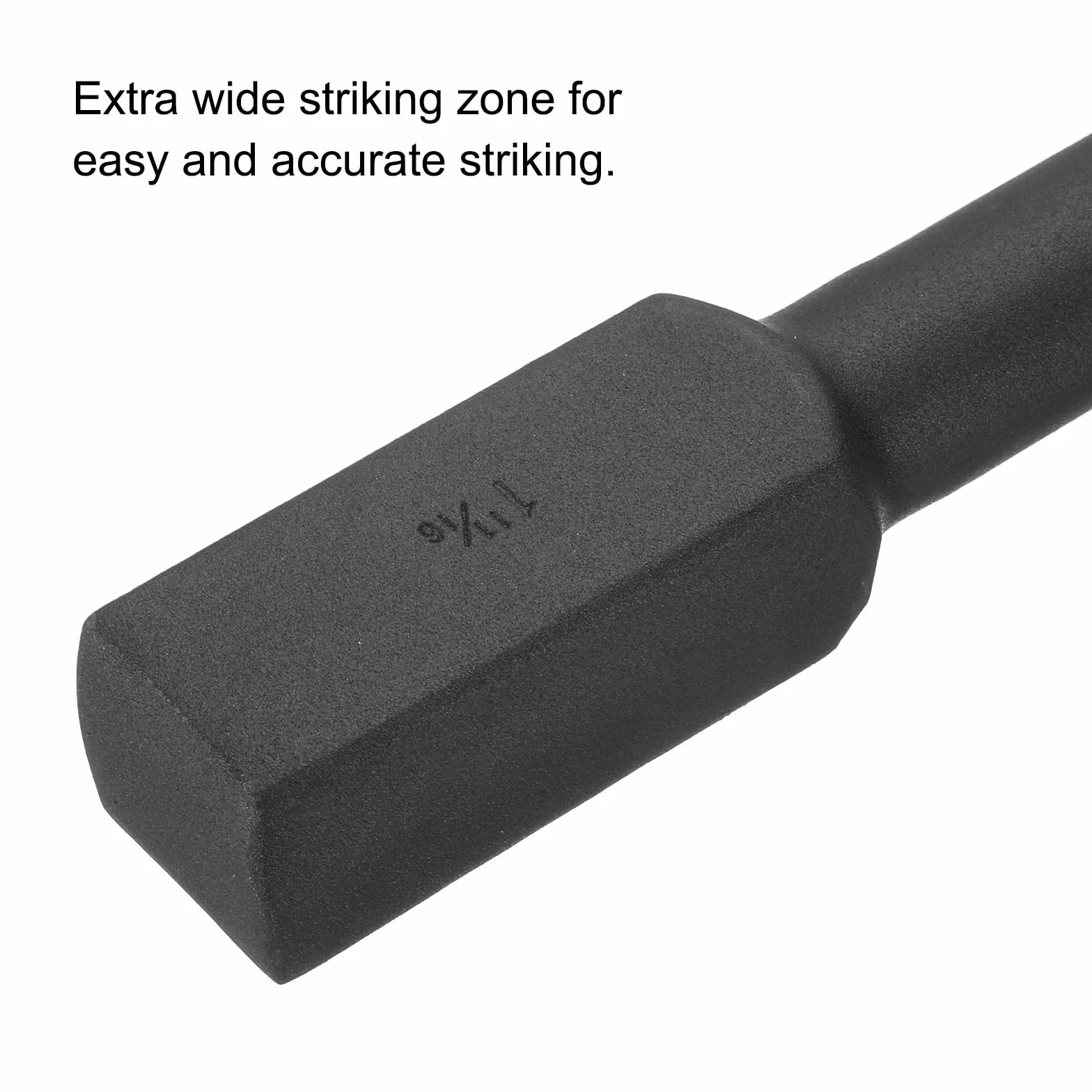 QUARKZMAN Rzucający się w oczy klucz płaski, 1-11/16", 12-punktowy, płaski klucz do oczek, prosty uchwyt, klucz do skrzynki