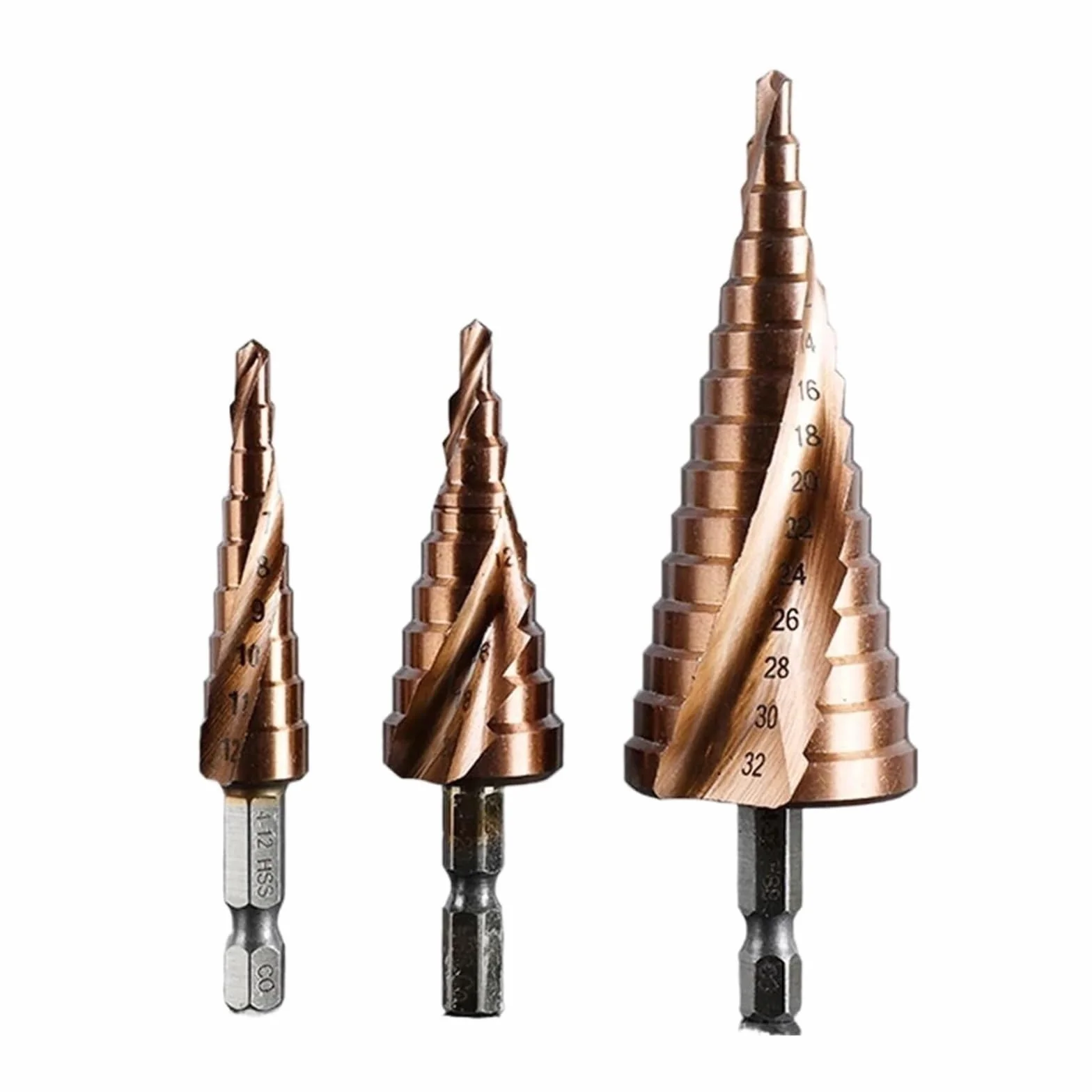 Wiertła do metalu, wiertło spiralne z rowkiem, wiertło stopniowe M35 5% kobaltu do metalu z trzpieniem sześciokątnym (1 szt.)(20mm 1pcs)