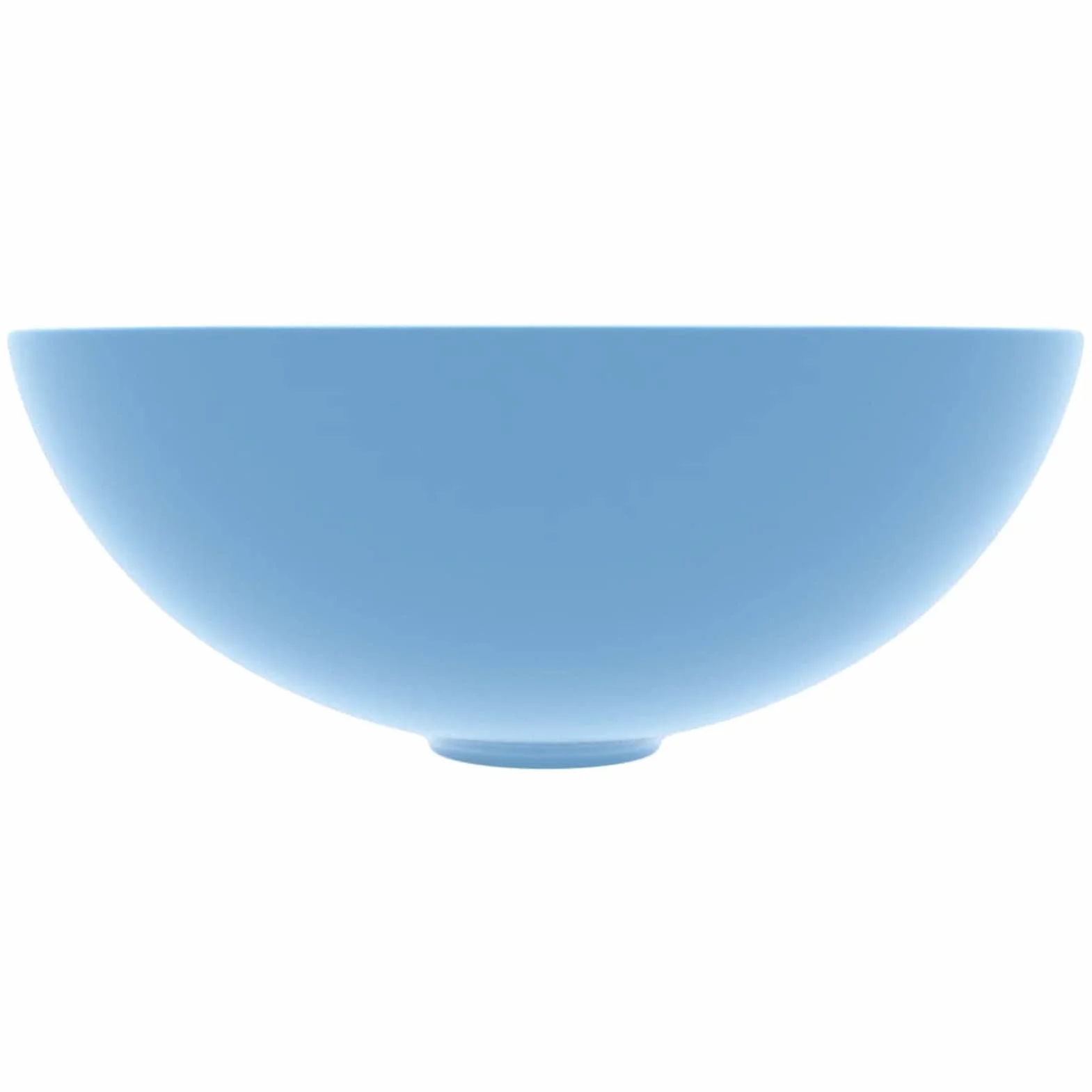 ShGaxin Umywalka łazienkowa, umywalka nablatowa, umywalka łazienkowa, szafka łazienkowa, meble łazienkowe, okrągła ceramiczna jasnoniebieska