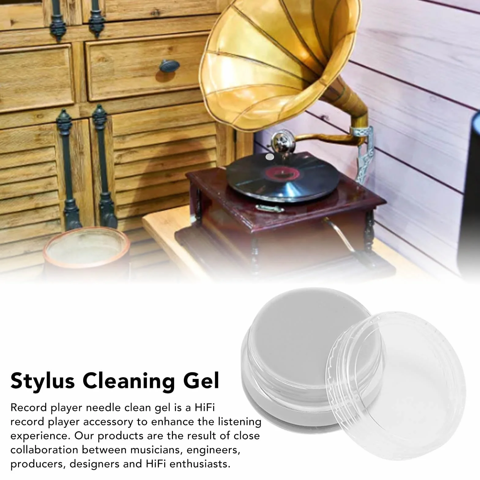 Zunate Stylus Clean Gel, niestatyczny środek czyszczący do igieł gramofonowych