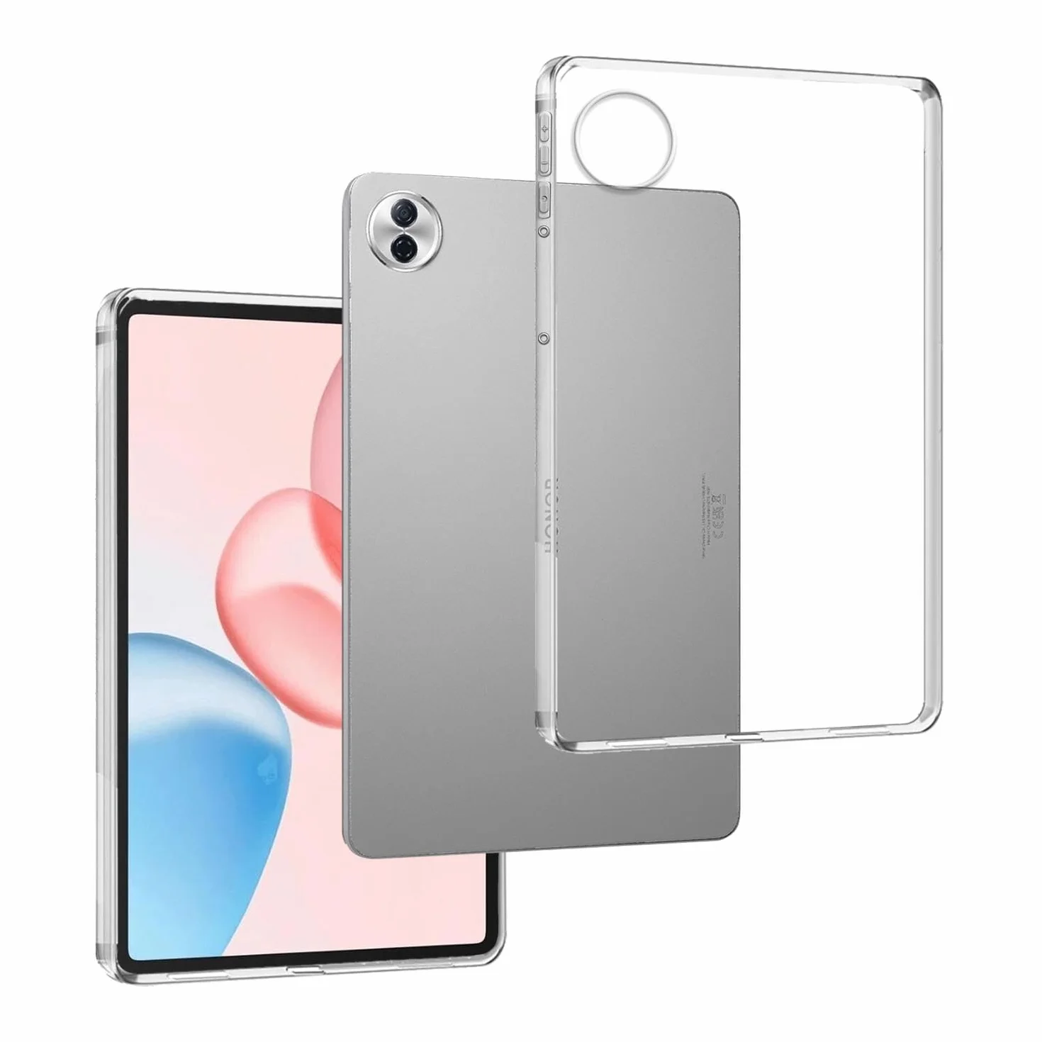 Przezroczyste Etui Silikonowe TPU do HONOR PAD 10 12,1", 0,33mm, Wzmocnione Rogi