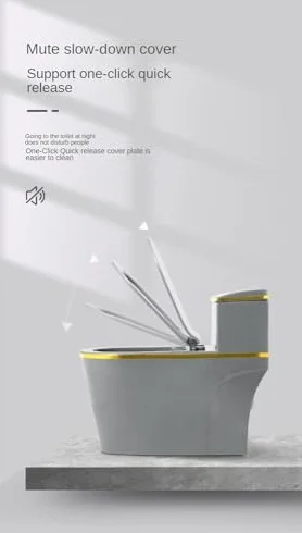 Inteligentna ceramiczna toaleta bidetowa, super toaleta bidetowa z podwójnym spłukiwaniem, nowoczesna jednoczęściowa toaleta o standardowej wysokości siedziska,C-680x360x830mm