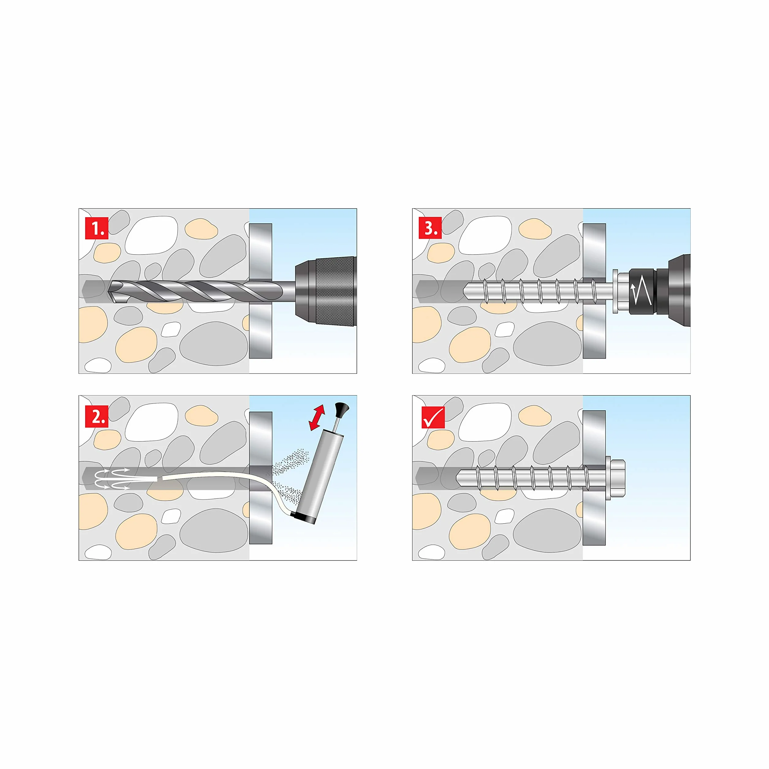 TOX 41101161 wkręt do betonu Sumo Pro 1, 12 x 75 mm, 25 sztuk, 041101161, M12 x 75 mm