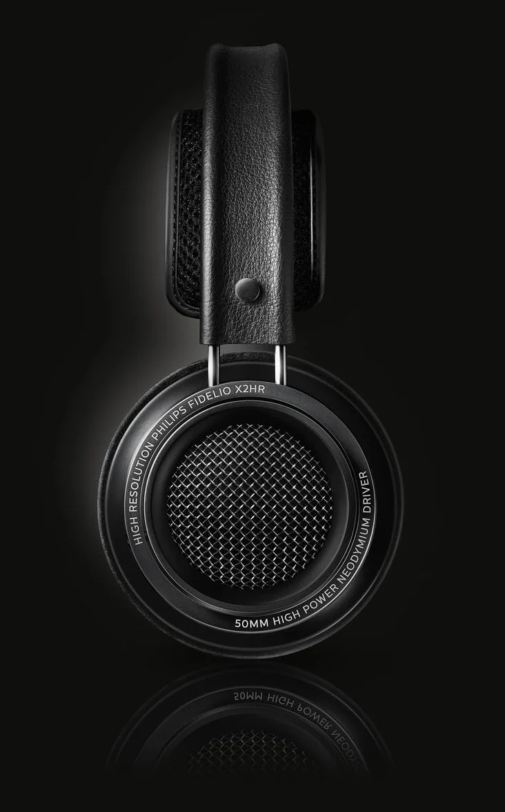 Philips Fidelio X2HR/00 Słuchawki Przewodowe Over Ear, 100 dB, 3,5 mm, Czarne
