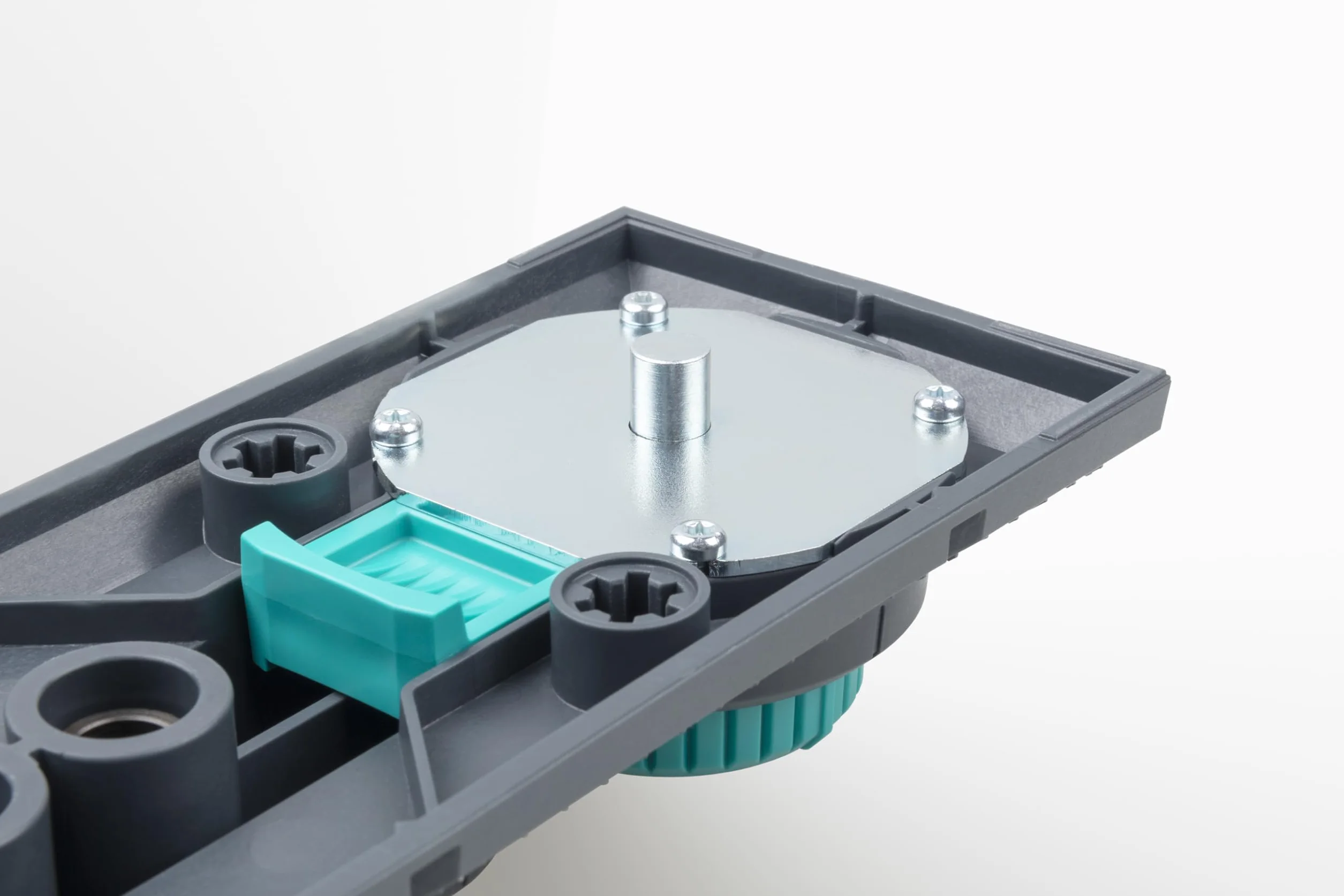 wolfcraft Drill-Jig "Elektro" I 5976000 I szablon do oznaczania, wyrównywania i wiercenia do instalacji przełączników i gniazd w murze