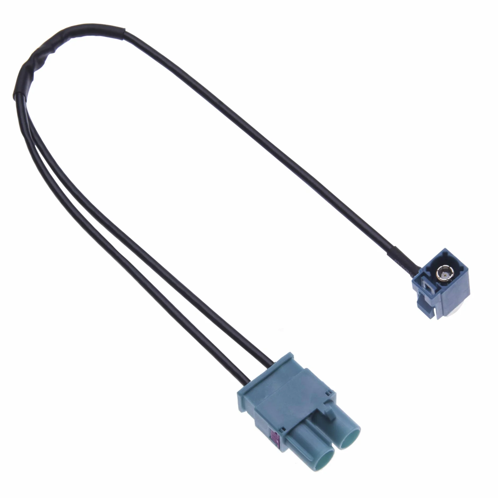 Keple Adapter anteny radia samochodowego Dual Fakra podwójna wtyczka FM GPS