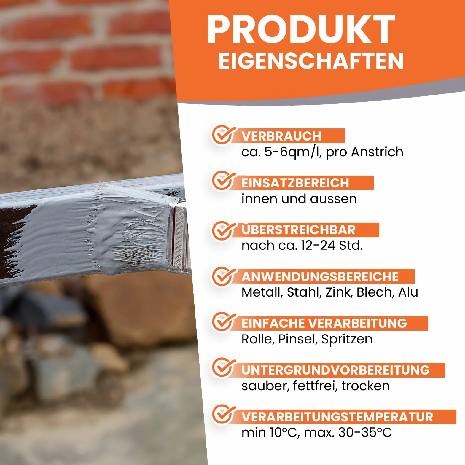 BEKATEQ LS-570 lakier ochronny do metalu 4 w 1, kolor metalu 1 l, kolor antracytowy, podkład + farba antykorozyjna, warstwa pośrednia + warstwa kryjąca, lakier do metalu do dachu, okien, drzwi