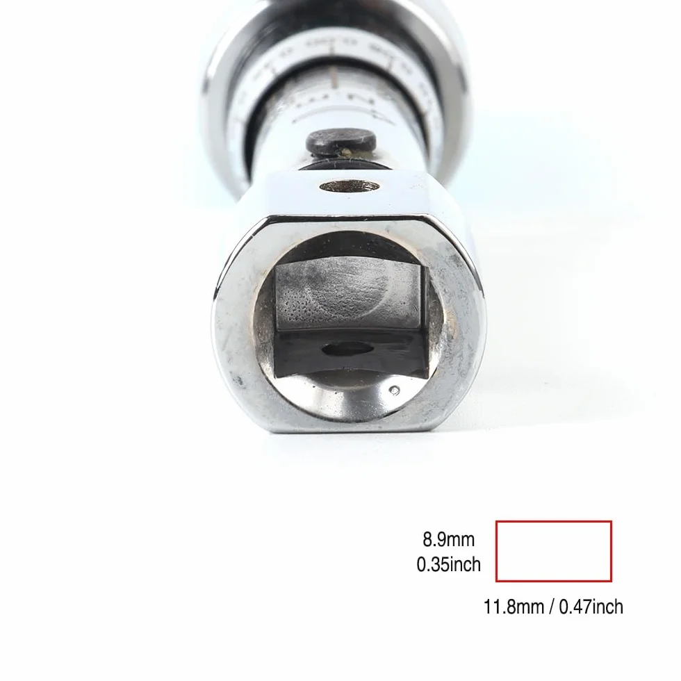 Telescopic Ratchet Uchwyt klucza dynamometrycznego 1-6 Nm, antypoślizgowy do stosowania z głowicą 1/4 3/8 1/2 cala klucz dynamometryczny