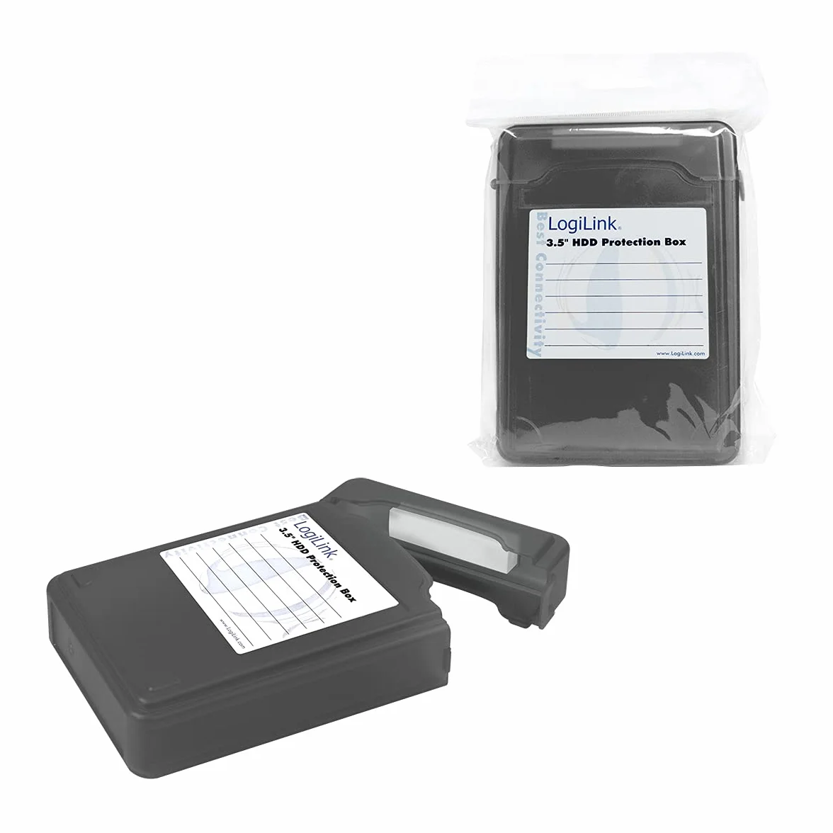 LogiLink UA0133 pokrowiec na dysk twardy 3,5 cala HDD czarny