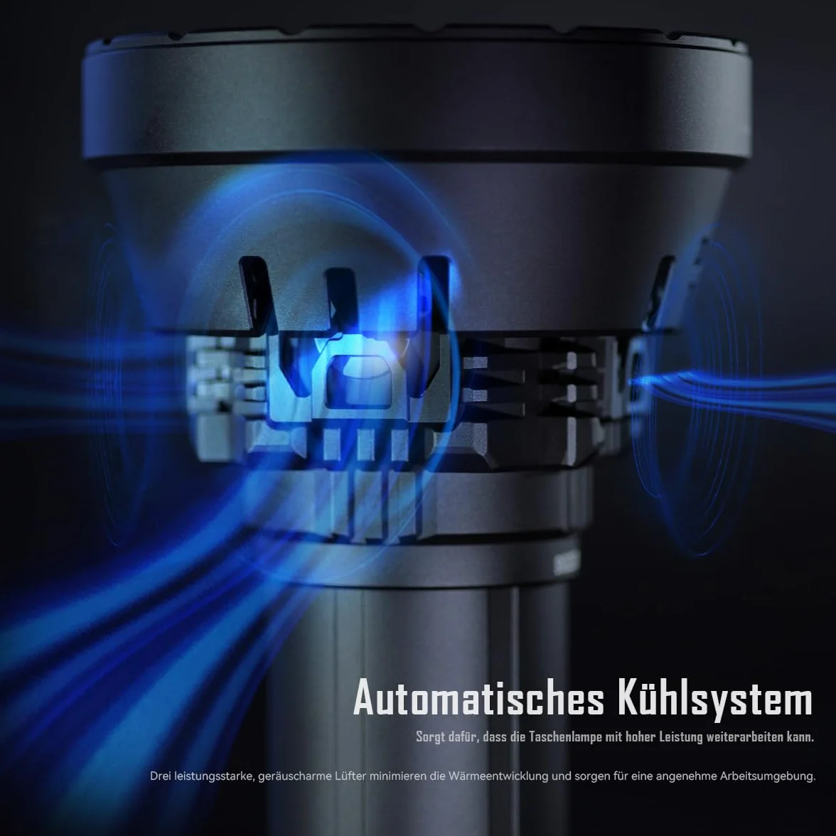 Imalent Latarka LED MS32, niezwykle jasna, 200 000 lumenów, z 32 diodami Cree XHP 70.2 HI, akumulator typu C, 8 trybów oświetlenia, wodoodporna latarka kempingowa IP56