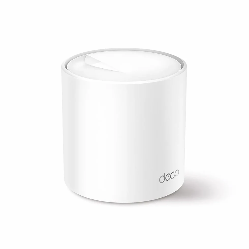 TP-Link Deco WiFi 6 Mesh AX 5400Mbps Deco X60(1-Pack) V3.2, system WiFi 6 dla całego domu, pokrycie 270㎡, łatwa instalacja, kontrola rodzicielska, kompatybilna ze wszystkimi światłowodowymi pudełkami
