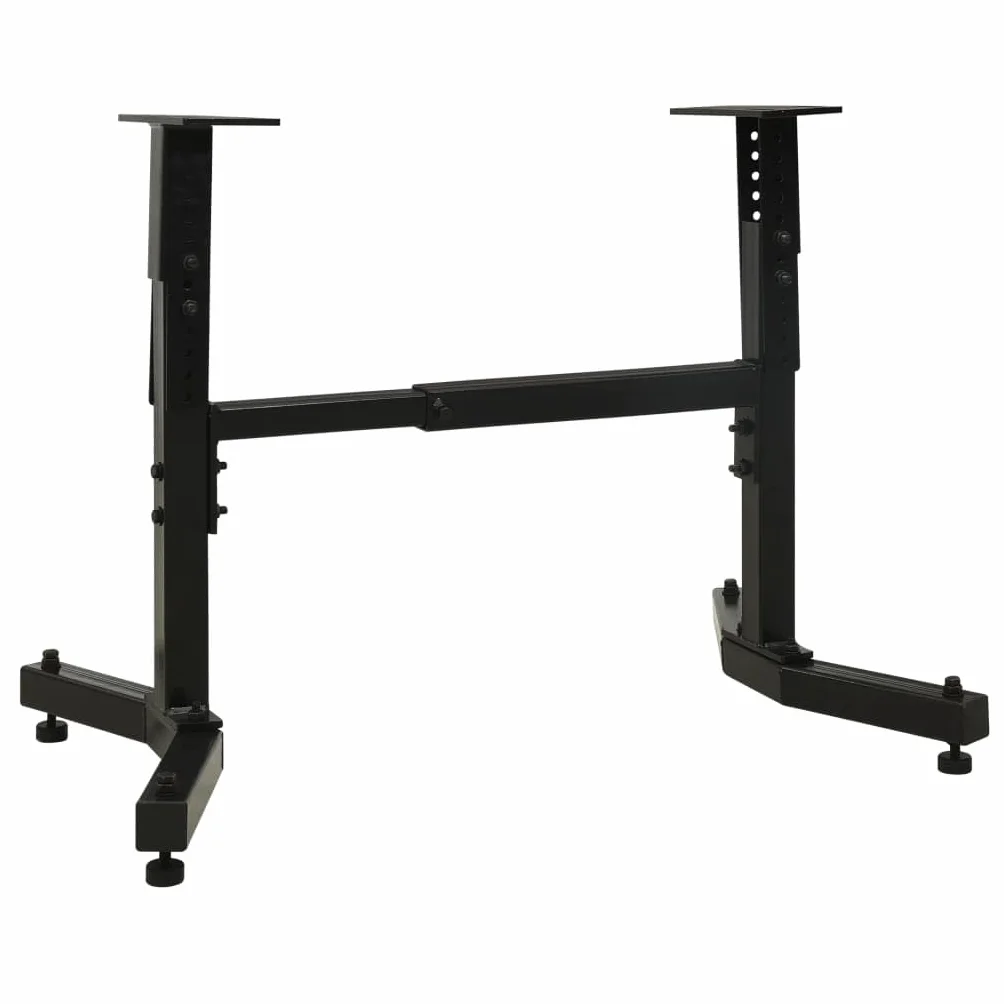 Uniwersalna tokarka stojak ze stali z gumowymi nóżkami, regulowana wysokość i długość, platforma 215 x 110 mm, do tokarki w warsztacie i modelarstwie, stabilna podstawa do tokarki