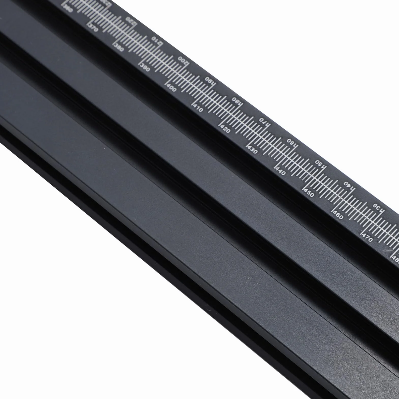 Hyuduo Zestaw do łączenia Szyn, Regulowana Szyna ślizgowa ze Stopu Aluminium do Piły Tarczowej do Obróbki Drewna, Szyna Prowadząca 500 Mm z linijką, Akcesoria do Samodzielnego Przyrządu do Piły