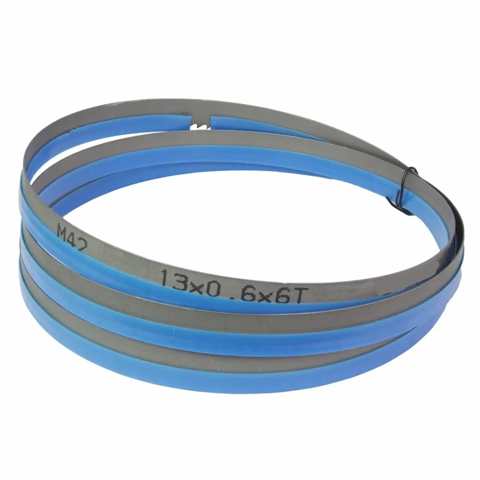 Brzeszczot taśmowy Brzeszczot taśmowy M42 1400 mm 6TPI Bimetal 1400x13x0,6 mm do obróbki drewna i metalu, brzeszczot taśmowy do piły taśmowej 14TPI(14 Tpi)