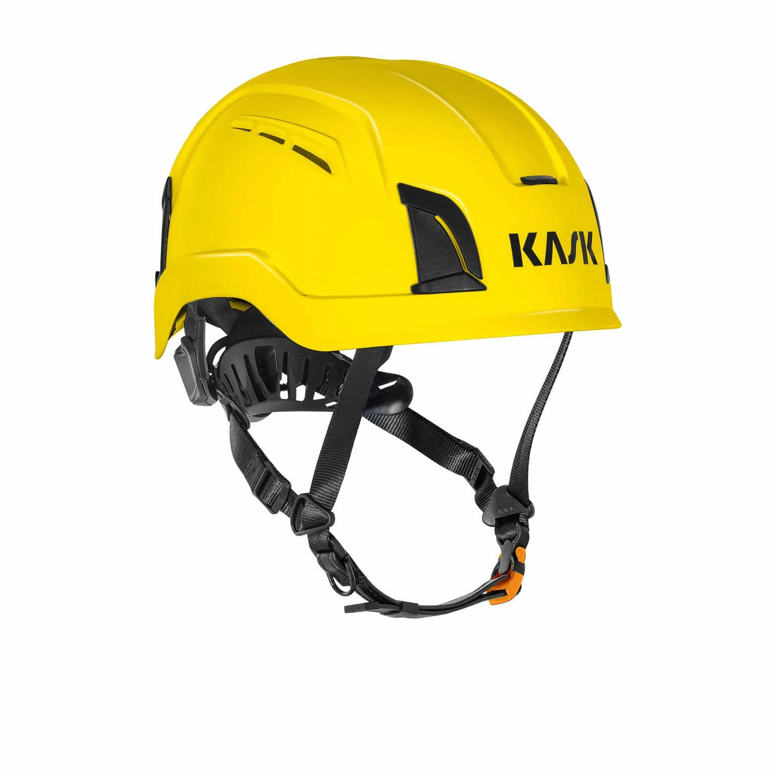 KASK Kask ochronny ZENITH X Air, kask budowlany, kask do wspinaczki, kask roboczy, koło obrotowe rozm. 52-63 cm, system wentylacji, kolor: żółty