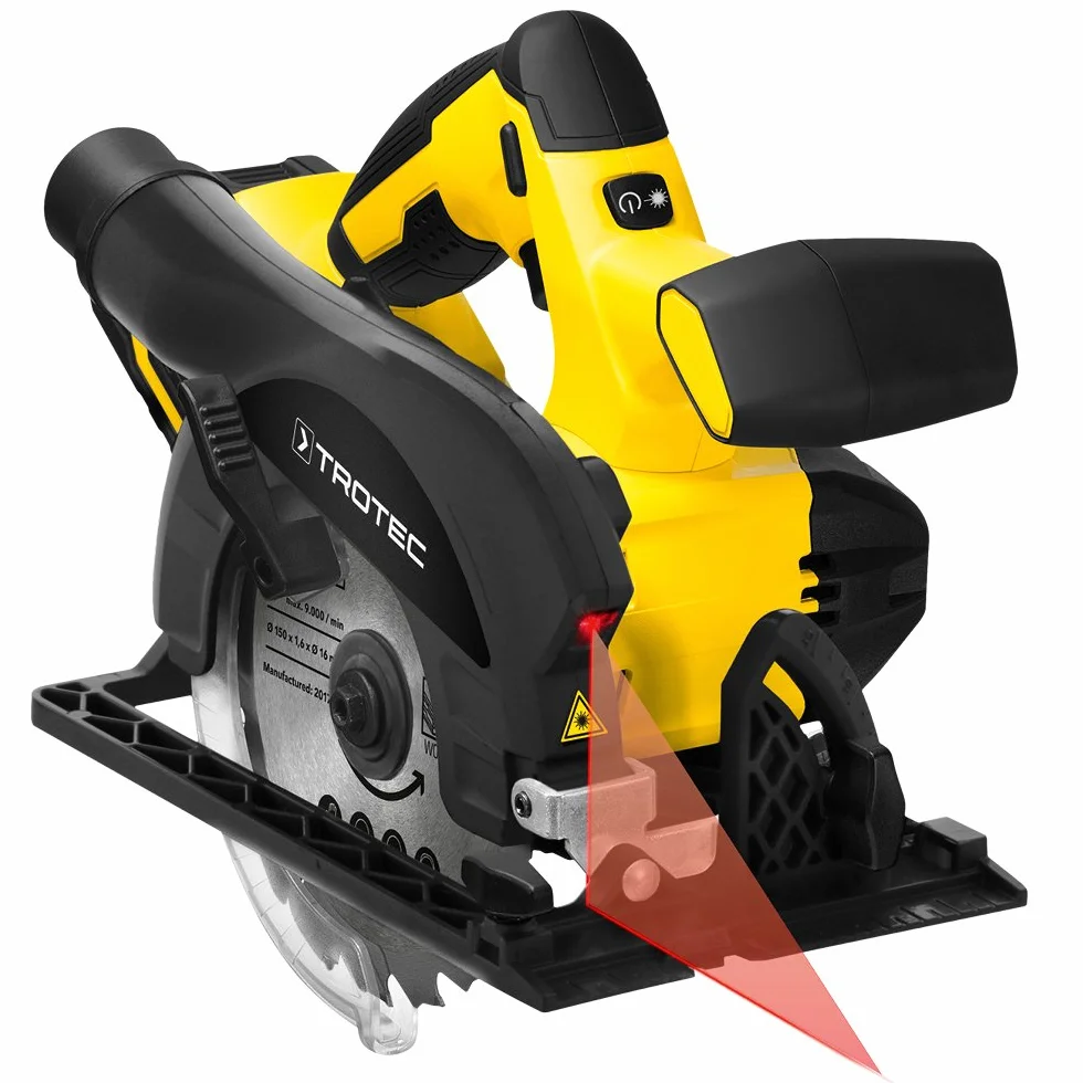 Trotec 4430000110 Przenośna okrągła sierra z akumulatorem 10-20 V PCSS