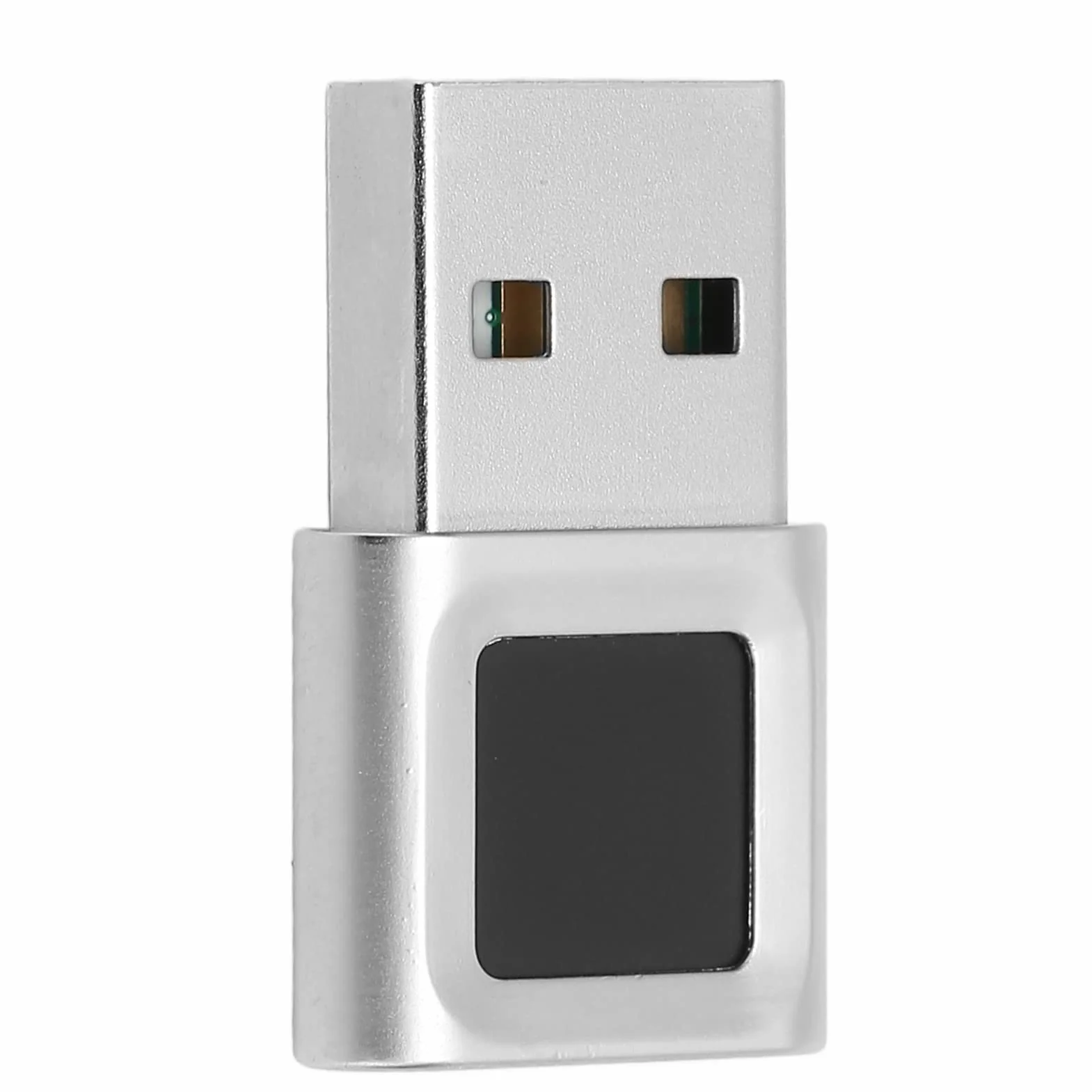 Czytnik Linii Papilarnych USB, Wykrywanie 360° w Zakresie 0,5S, Skaner Linii Papilarnych Hello, Czujnik Linii Papilarnych Wysoka Czułość Szybkie Dopasowanie Biometryczne dla Windows7 8 10 dla Laptopa