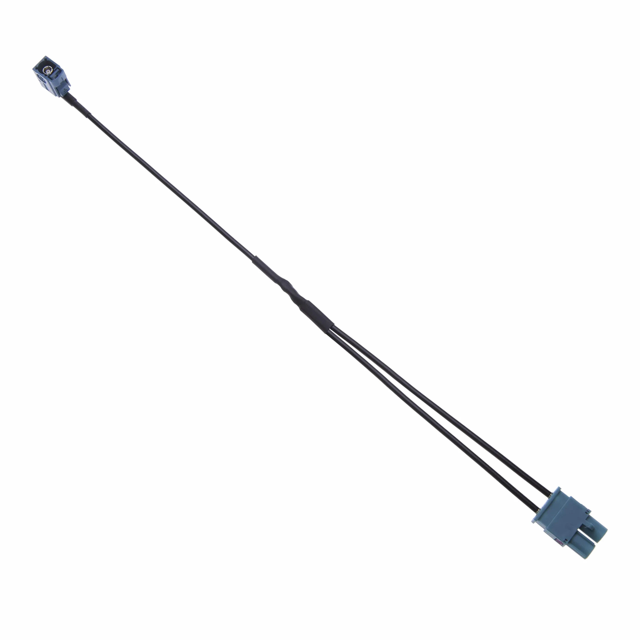 Keple Adapter anteny radia samochodowego Dual Fakra podwójna wtyczka FM GPS