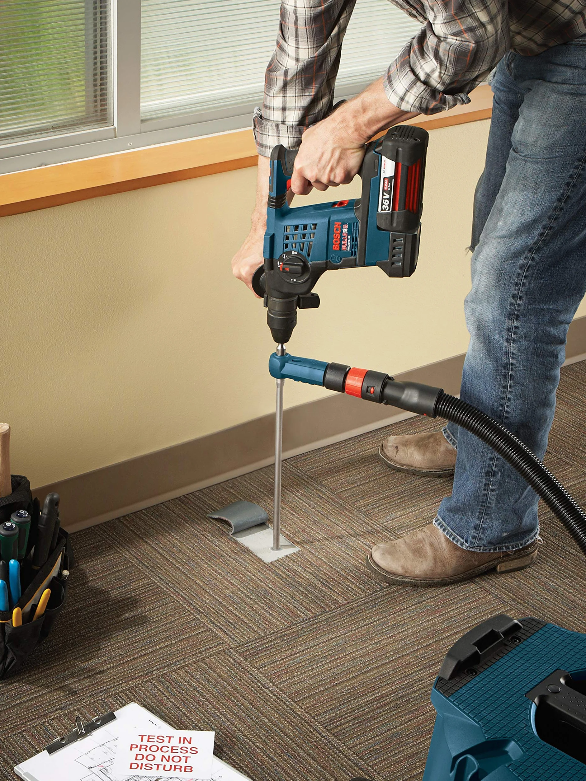 Bosch Professional Wiertło udarowe SDS plus-9 Speed Clean (do betonu i muru, 16 x 250 x 380 mm, akcesoria do młotowiertarki