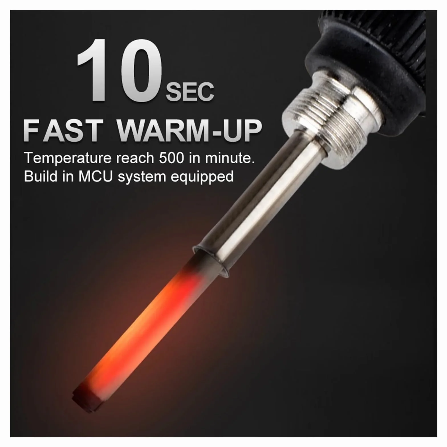 Zestaw Lutownicy 80W Cyfrowy Wyświetlacz LCD Regulacja Temperatury Z Przełącznikiem Przenośne Narzędzia Spawalnicze(Set5)