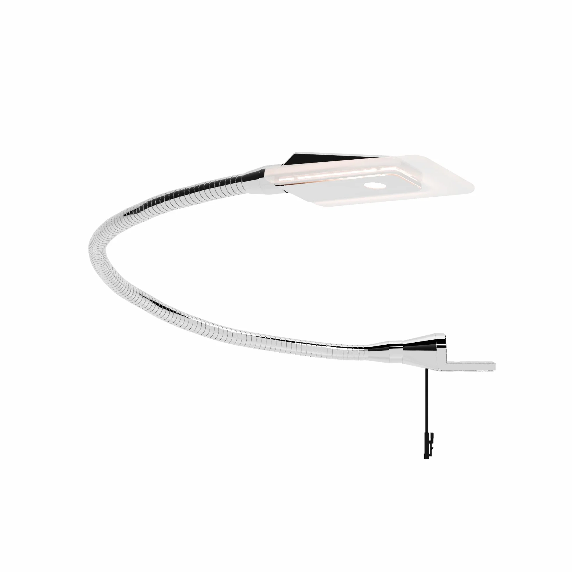 kalb Material für Möbel Lampka nocna LED do czytania, lampa flex, lampka nocna, model: 1 szt. w zestawie chrom