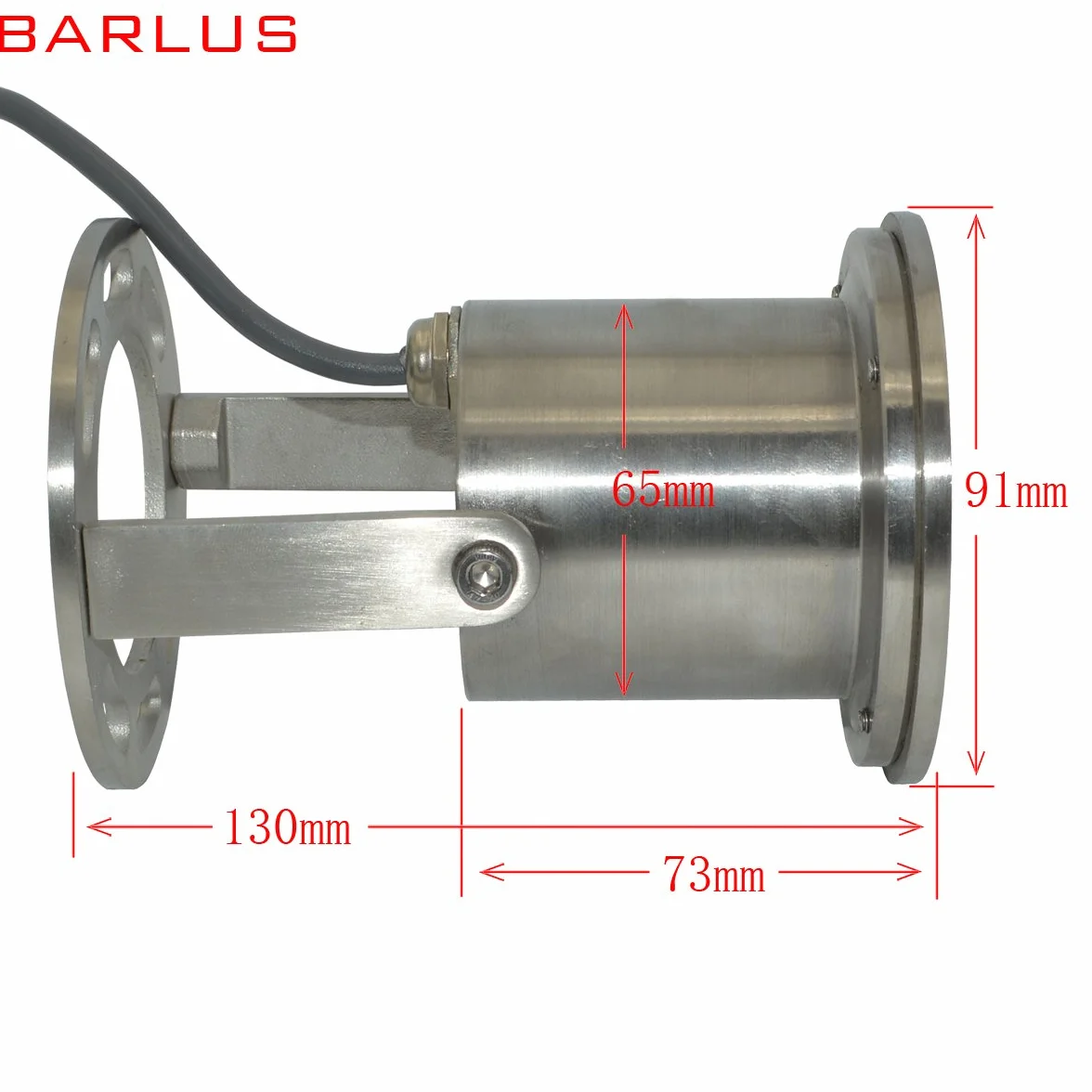 Barlus Kamera podwodna IP68 5MP 304 stal nierdzewna POE