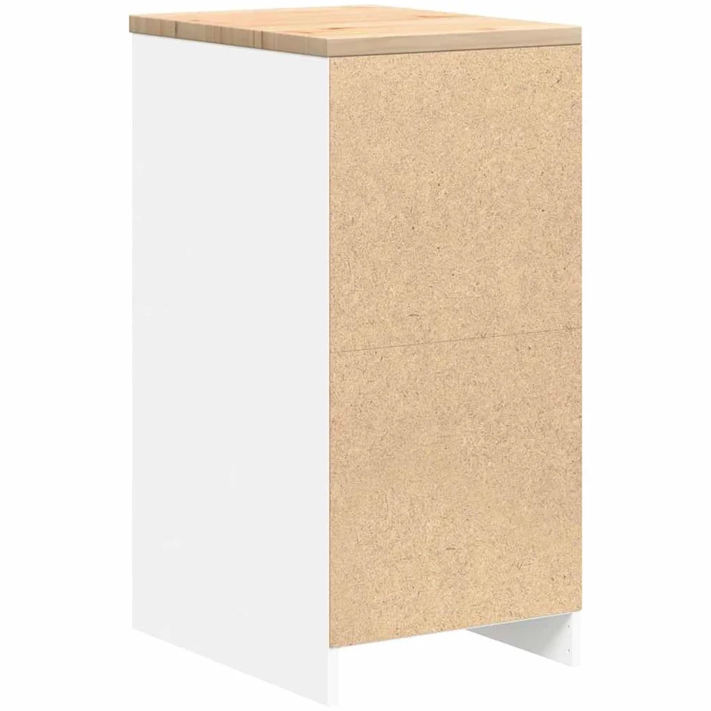 vidaXL Garażowa szafka do przechowywania Biała 40x51x85 cm, szafka, szafka narzędziowa, szafka dolna, szafka garażowa, szafka do przechowywania