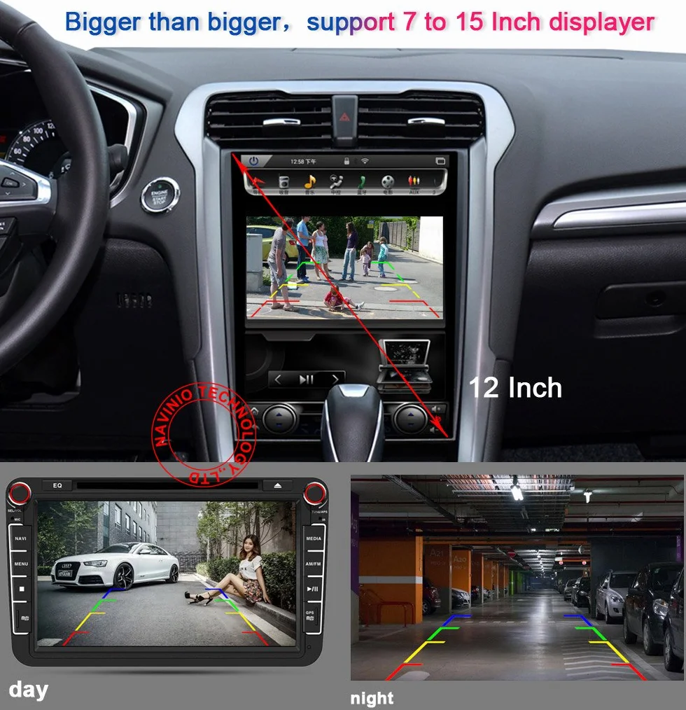 Kamera samochodowa HD cofania szerokokątna wodoszczelna z widocznością w nocy do FIAT 500X 2014-2021