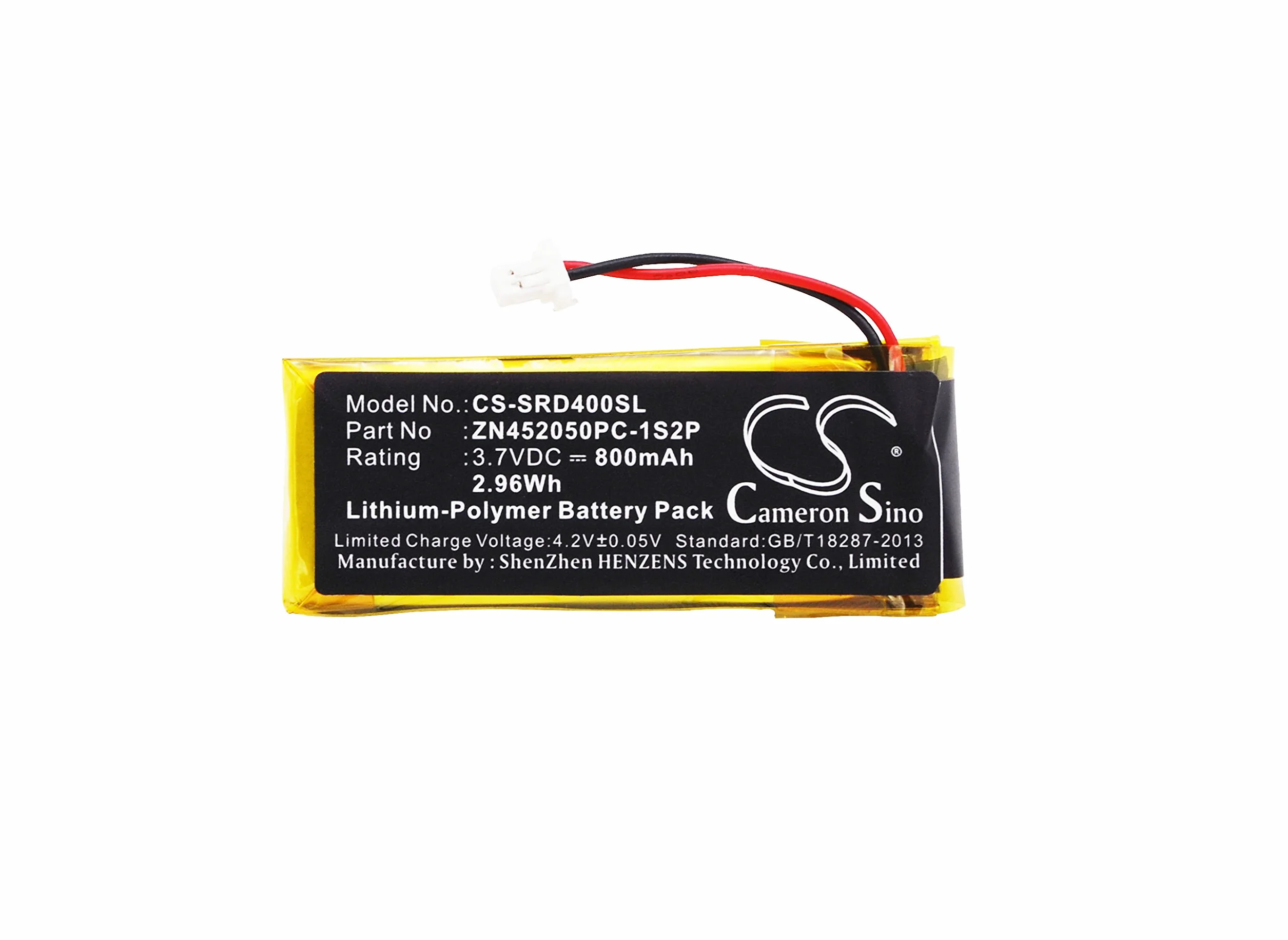 TECHTEK Bateria 800mAh kompatybilny z Schuberth C3, C3 Pro, Cardo G4, G9, G9x, Scala Rider G4, G9, G9x