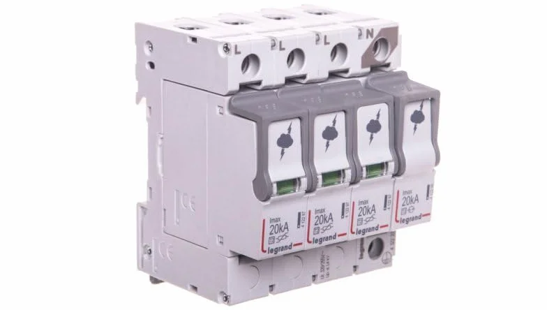 Legrand Ogranicznik przepięć Typ 2 3P+N 20kA 1,2kV ON 300