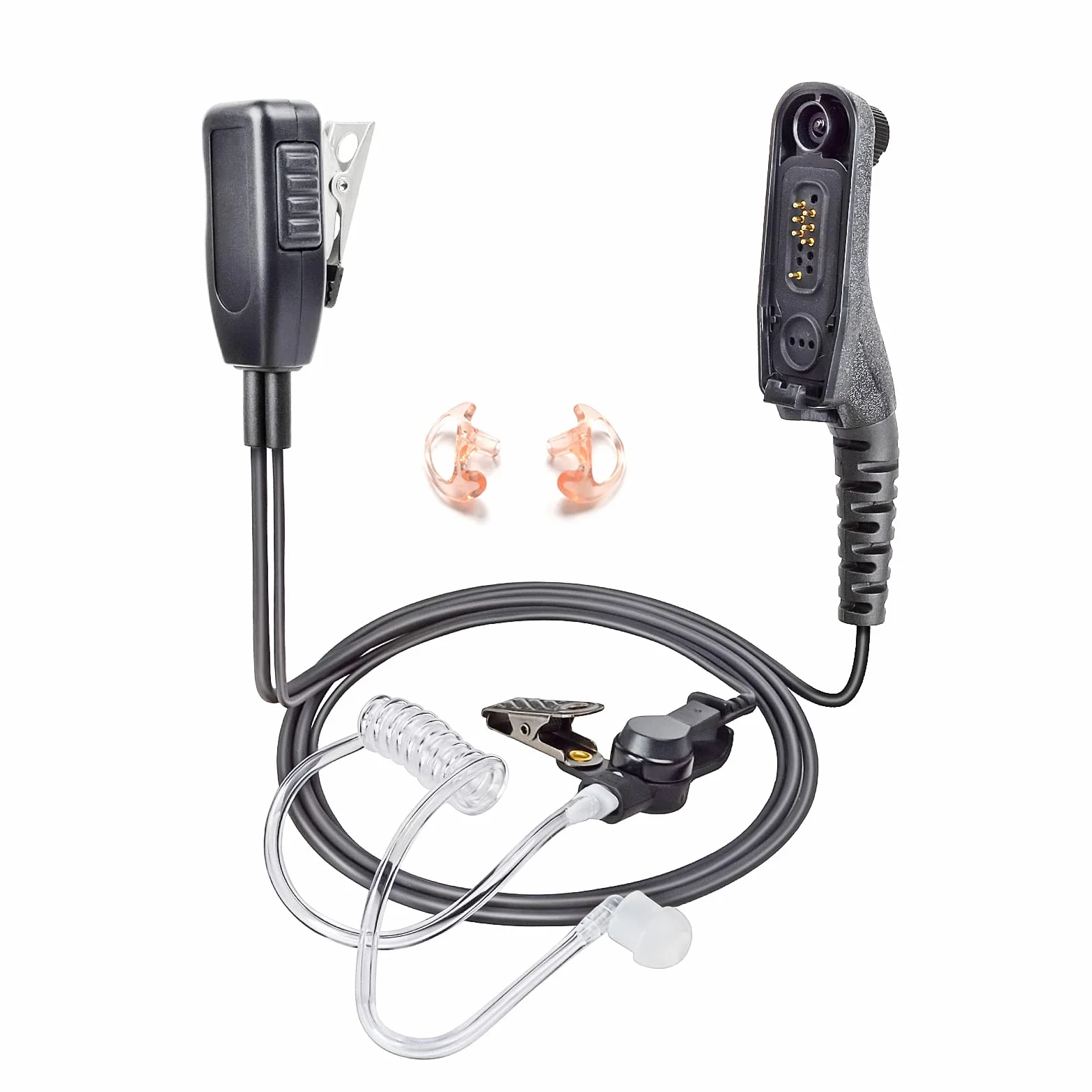 HYS Słuchawki douszne radiowe kompatybilne z DP3400 DP4400 DP4601E MTP850s MTP6650 radio zestaw