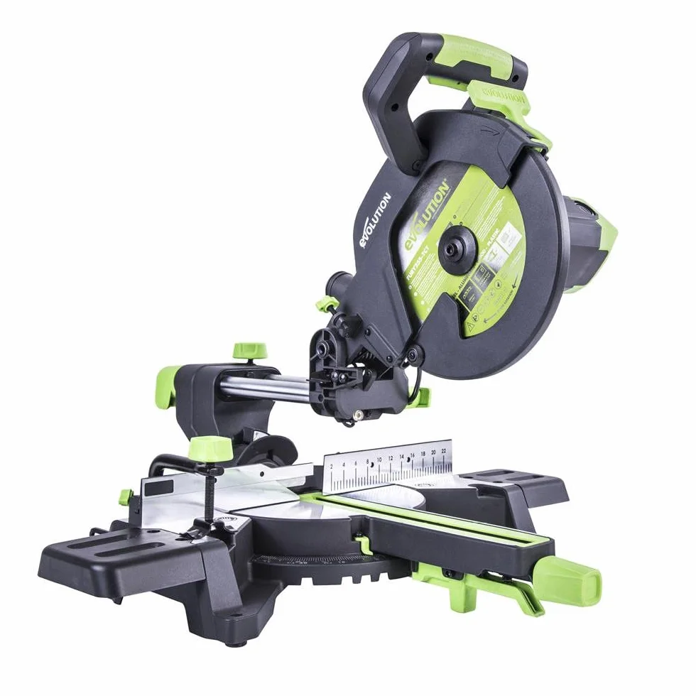 Evolution Power Tools F255SMS wielofunkcyjna piła ukośna, 255 mm, 1600 W, 230 V