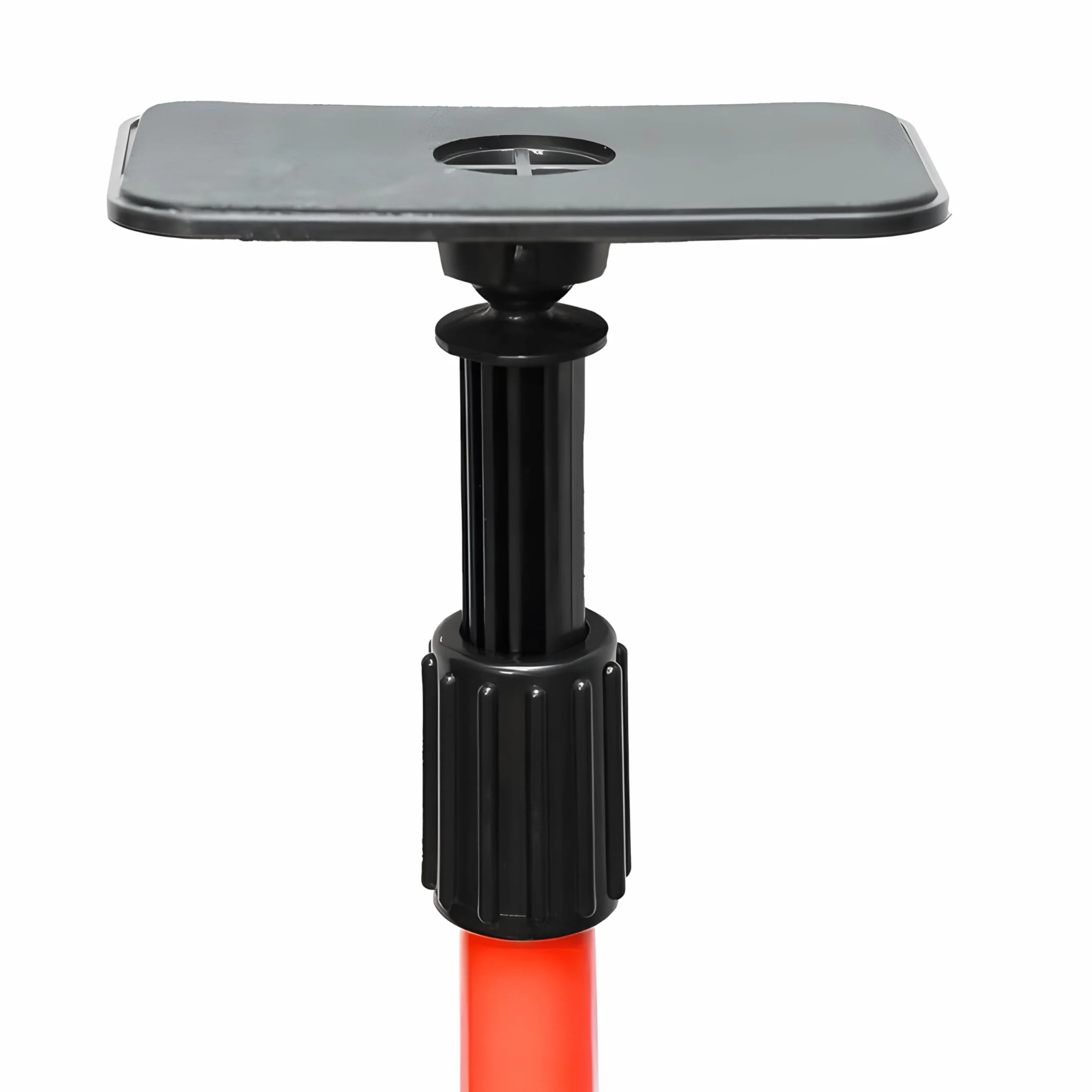 Retoo Drążek teleskopowy 300 cm, do lasera, bez wiercenia, regulowany drążek, uchwyt przedłużający 1/4" do gwintu laserowego, obrotowa platforma 360°, z antypoślizgowym podnóżkiem i stabilną ekspansją