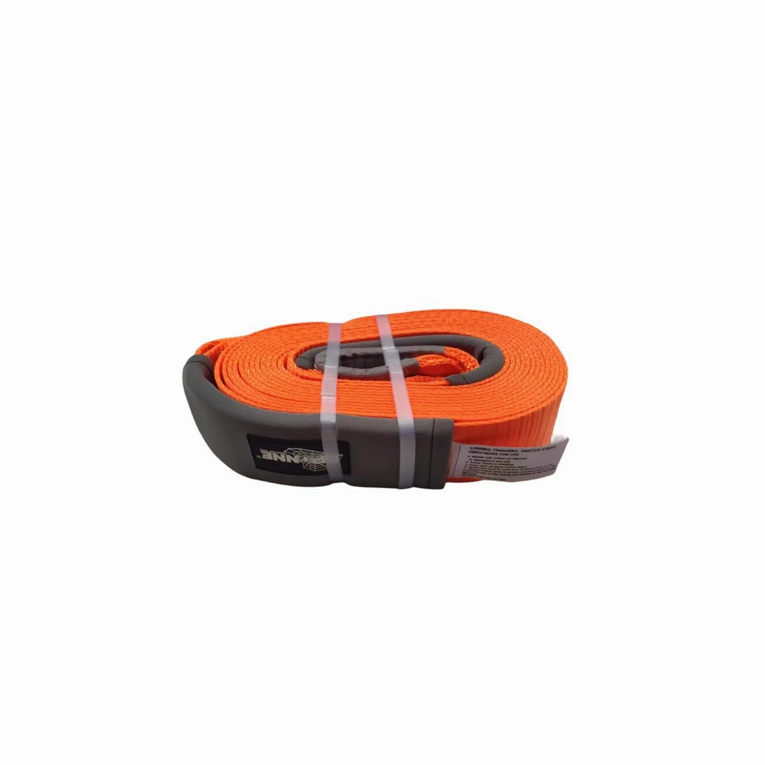 1pc 9m12 Tons Heavy Duty Car Recovery Tow Strap Towing Rope