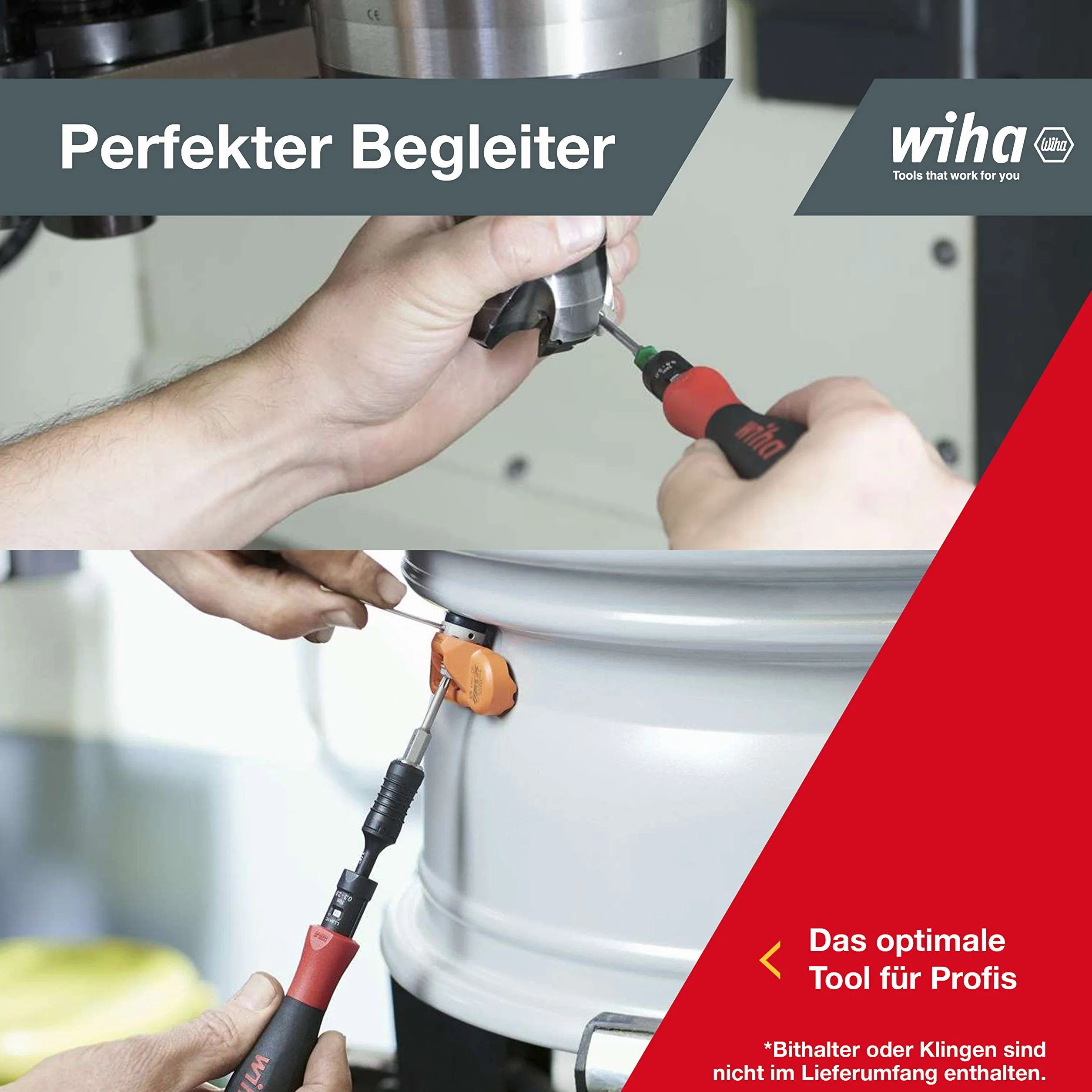 Wiha TorqueVario-S Wkrętak dynamometryczny, precyzyjny śrubokręt, 4 mm / 0,4-1,0 Nm, do kontrolowanego wkręcania, praktyczny, bezstopniowa regulacja, sygnał po osiągnięciu momentu dokręcenia