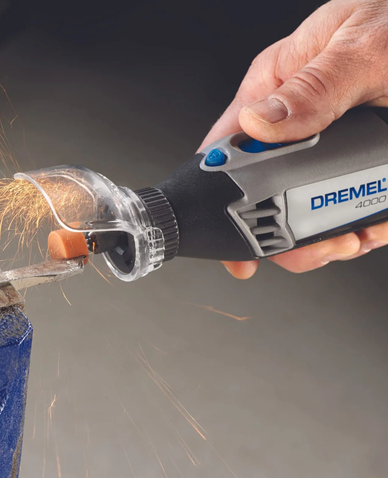 Dremel 550 Comfort Guard Nasadka Obrotowa, Wielokolorowy, 14,7 x 9,1 x 4,3 cm