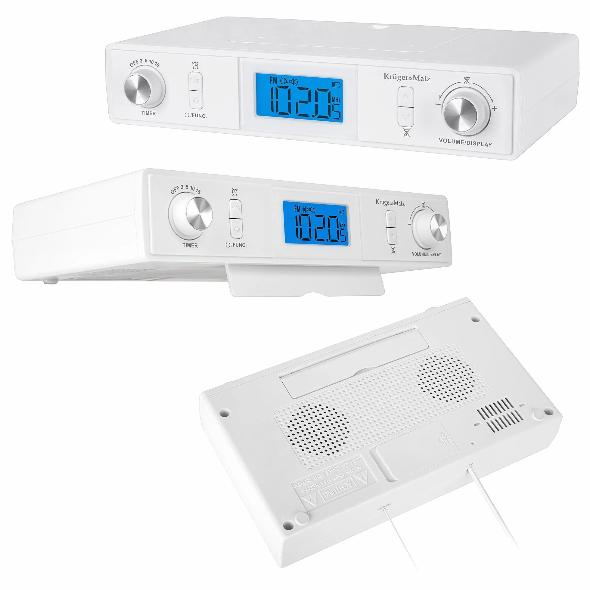 Radio kuchenne Kruger&Matz z BT podwieszane