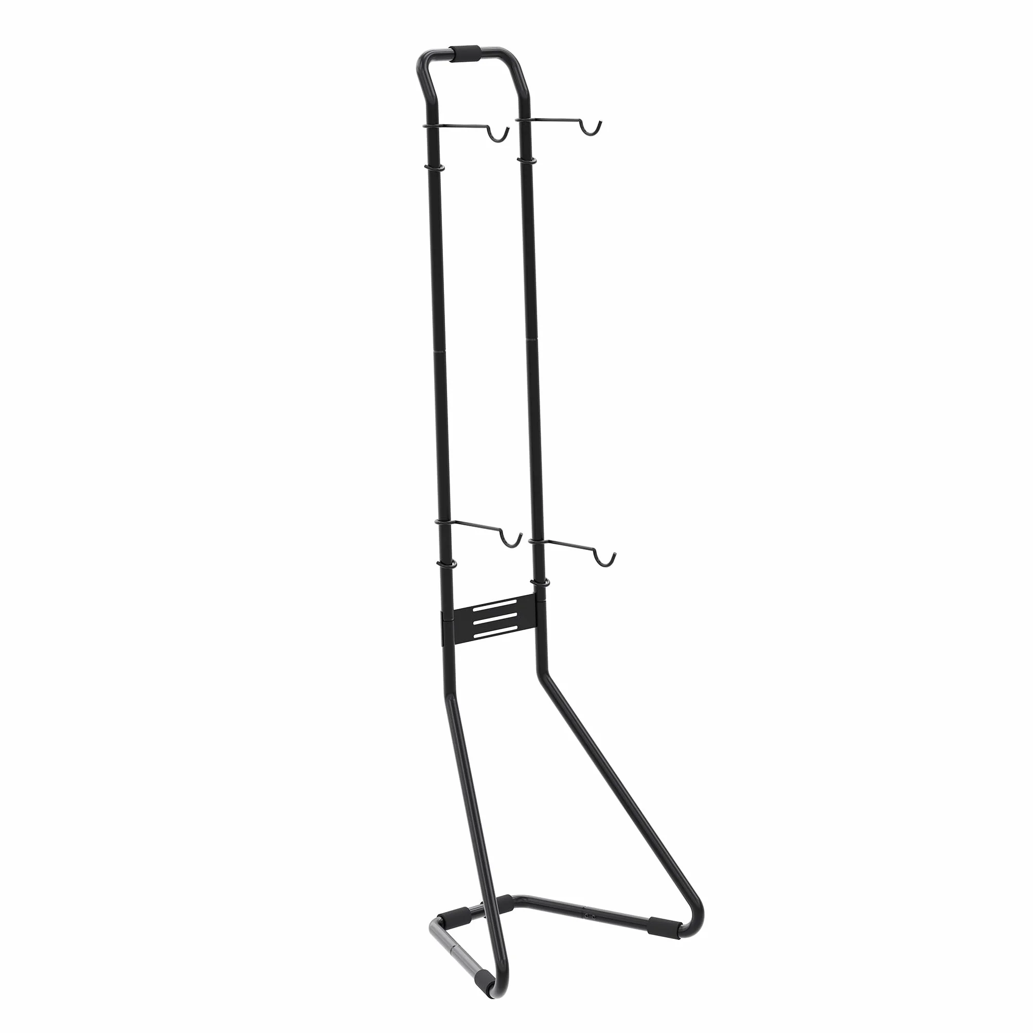 Wiltec Stojak na 2 rowery o udźwigu do 40 kg, wolnostojący uchwyt na rowery o wymiarach 665 x 558 x 2190 mm bez wiercenia w ścianie