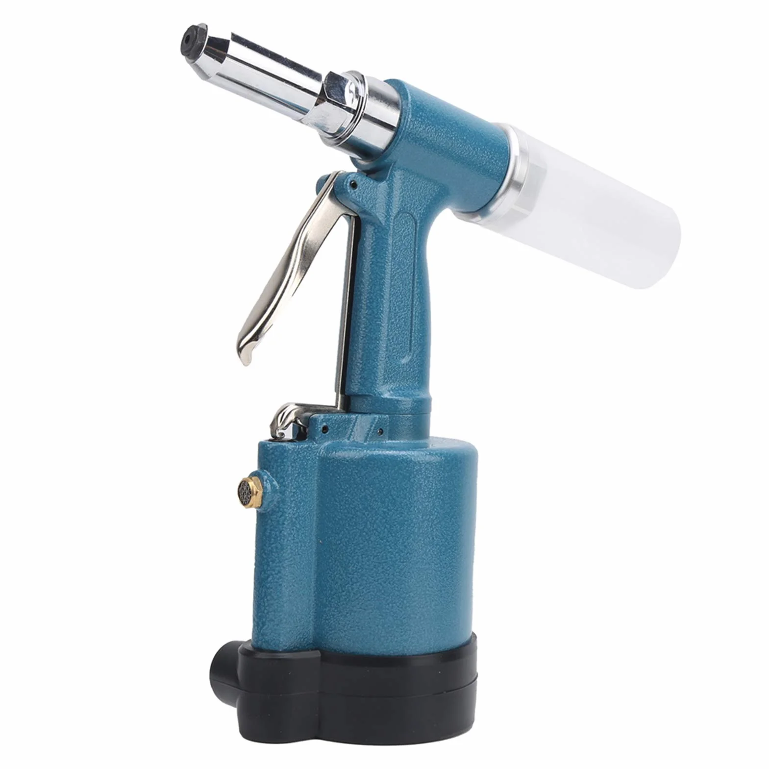 Pistolet do Nitowania Powietrznego Aluminiowy Nitownica Pneumatyczna KP 702 3-szczękowa Konstrukcja Hydrauliczna Skok 18 Mm 0,5 do 0,7 MPA dla Stalowych Nitów Aluminiowych Przemysłowy (Styl