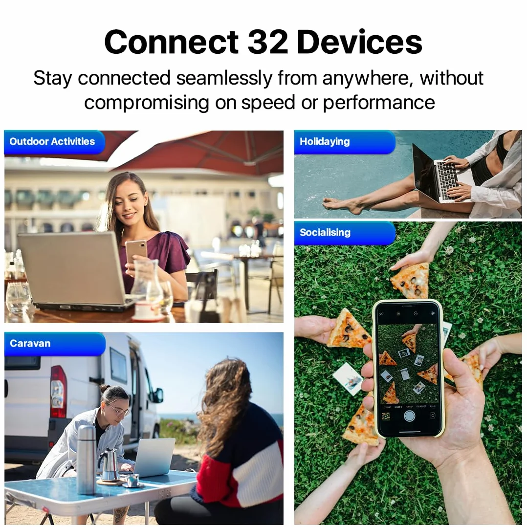 ZTE U10S Pro Router Wi-Fi 6 4G LTE 2,4 GHz 5 GHz Biały