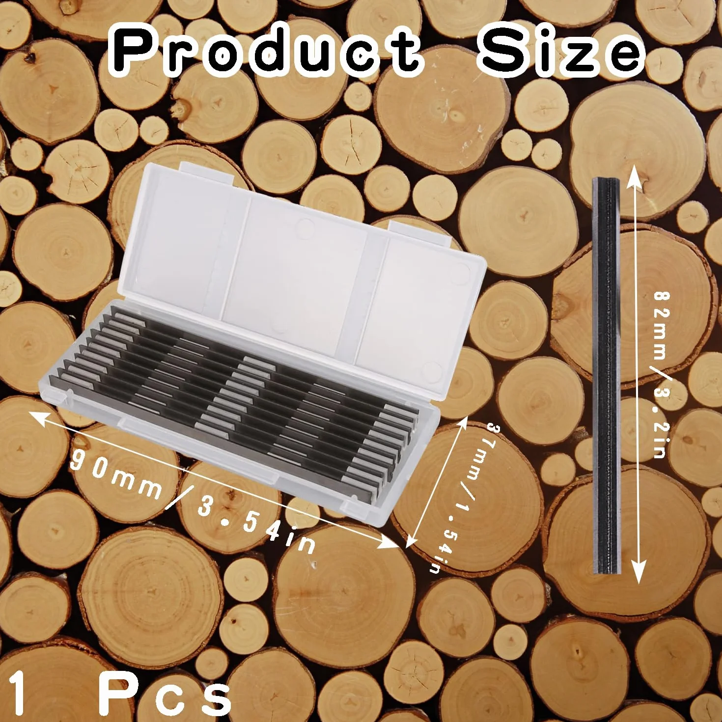 Nóż HSS do strugania 82 mm, zestaw dwustronnych 82x5,5x1,1 mm, struga elektryczna, ostrze HSS, 10 sztuk